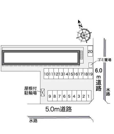 岡山市南区新福１丁目 月極駐車場